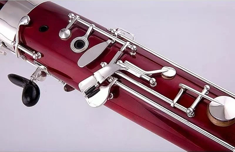 High-end Maple Body Bassoon C Key Bass Oboe Copper Nickel Key Classical Woodwind Instruments Ex-factory Price Wholesale