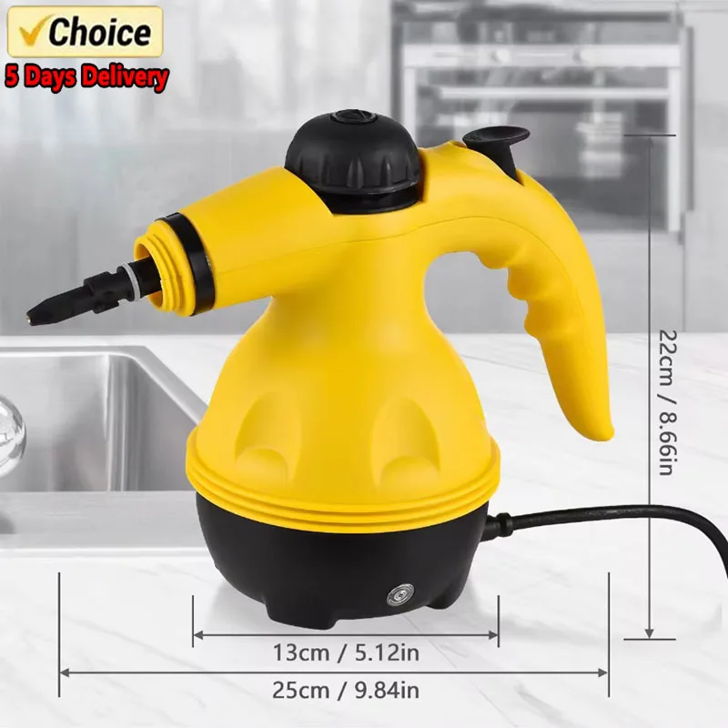 Hand-held High Temperature Steam Cleaner for Kitchen Range Hood Cleaning Home Bathroom, Car Cleaning Tools