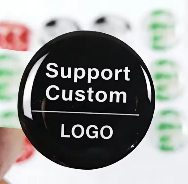 Customized Rectangular Epoxy Resin Sticker Personalized Logo Environmental Protection 3D Dome Gel Label