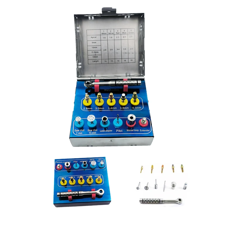 Dentium Top Quality Implant kit Dental Trimmer Kit Bone Implant Grafting Tissue Punch Trephine Saw Disk Dentist Tool