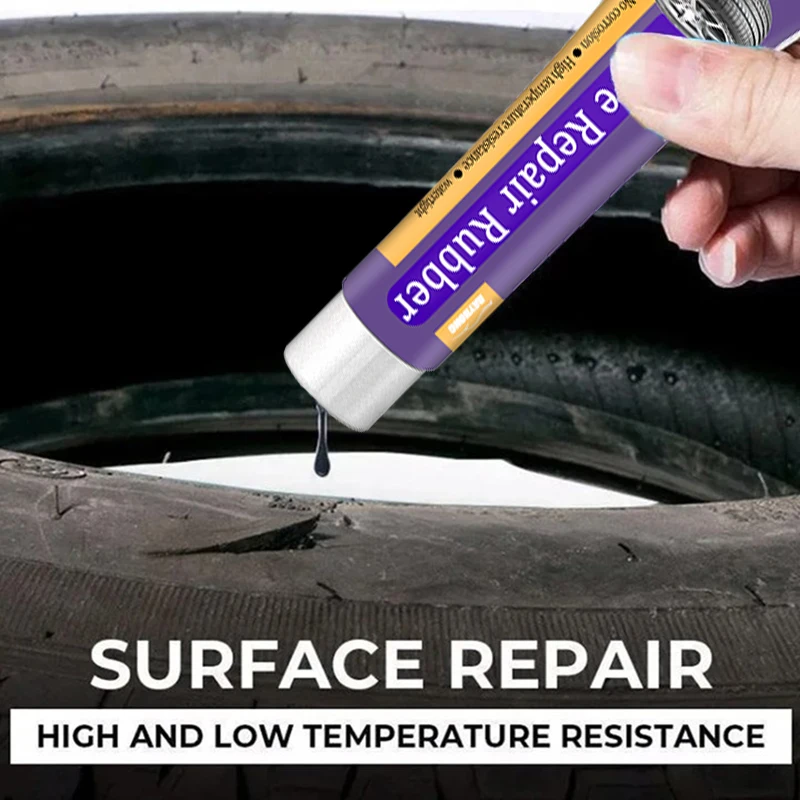 

Tire Repair Black Glue Strong Rubber Wear-resistant Non-corrosive Car Instant Strong Tools Adhesive Instant Bond Repair