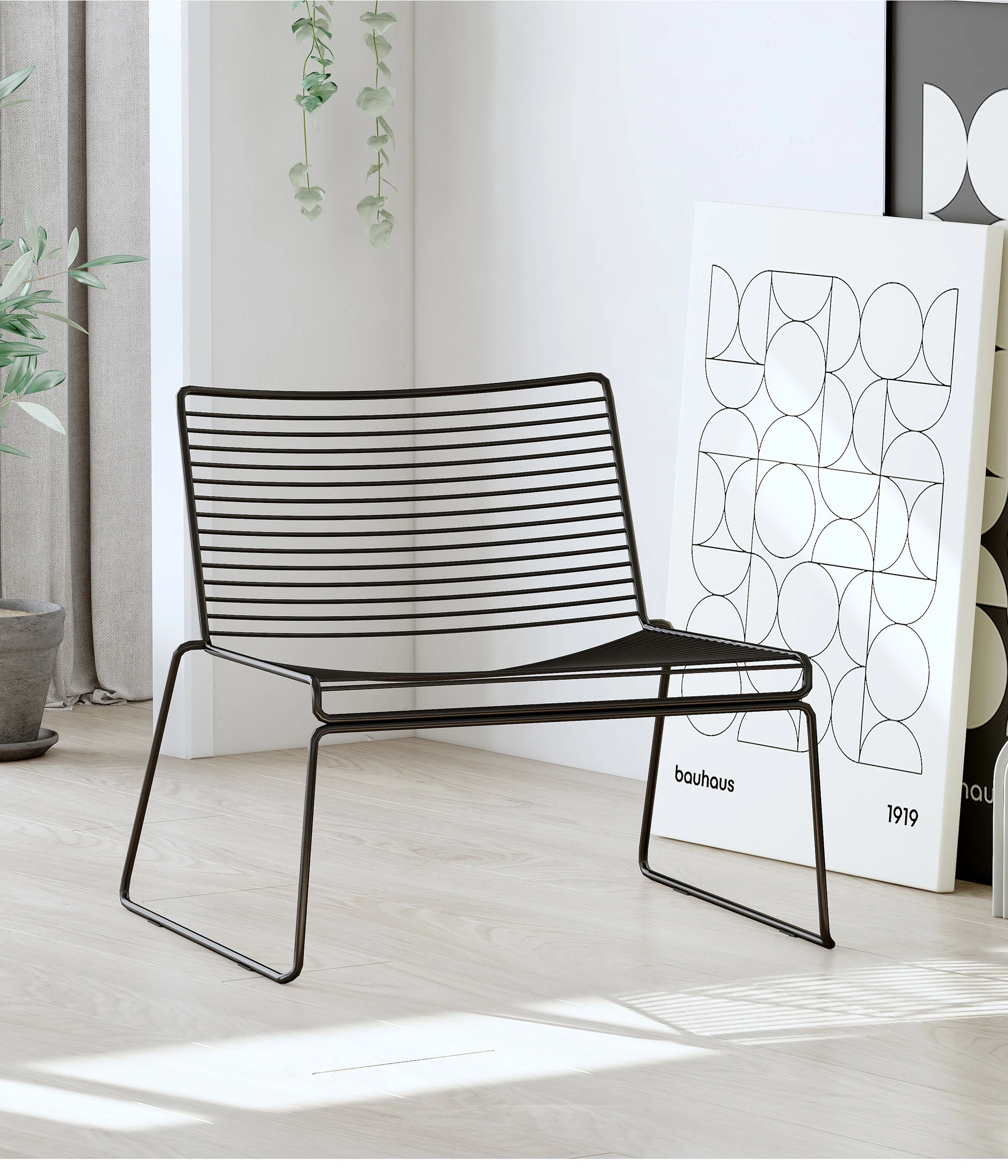 &Nordic Retro Modern Metal Dining Chair for Home Cafe Outdoor Balcony Leisure Internet Cafe Ins-for Home Living Room Furniture