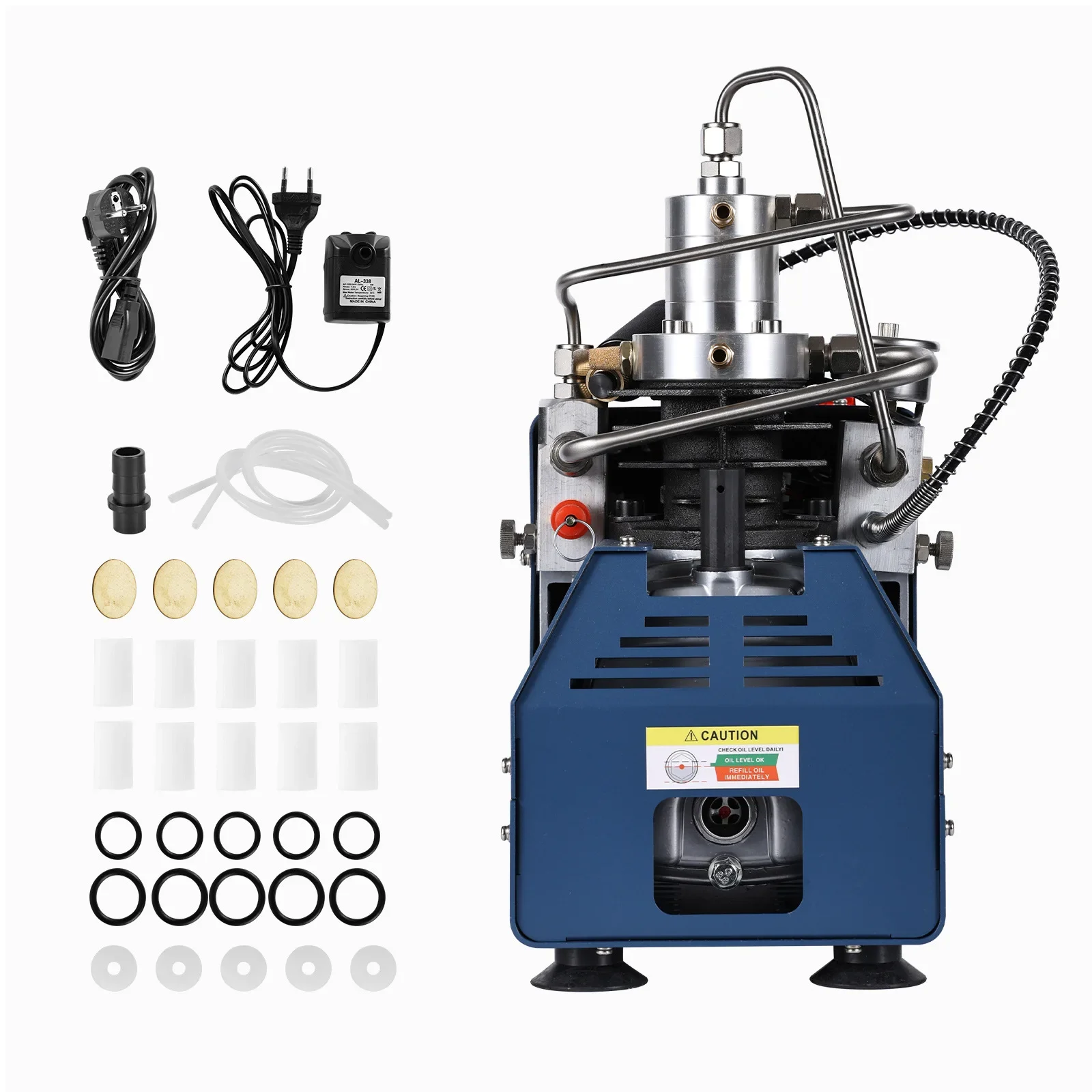 Portable Electric High Pressure Air Pump 30MPa 40MPa Water Cooling for Inflatable Equipment