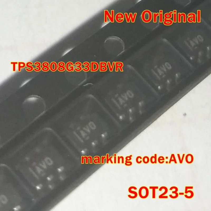 1Pcs to 100Pcs Tps3808G33Dbvr Sot23-5 New Original Marking Code:Avo Programmable Delay Monitoring Circuit