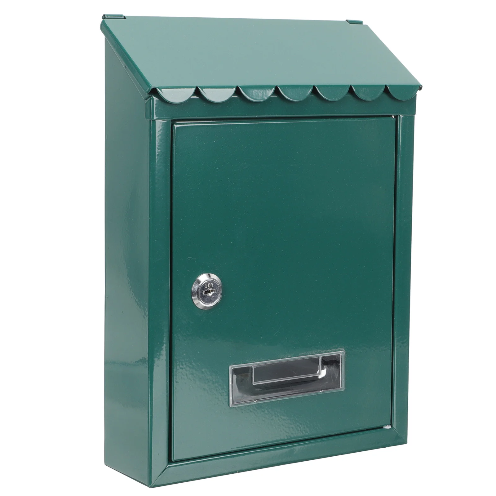 Wall Mount Mailbox with Lock Vintage Wrought Iron Locking Office Mailboxes for outside Mounted