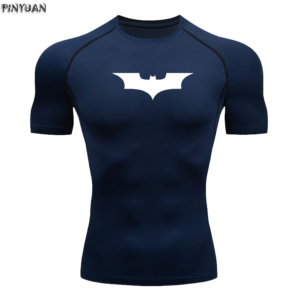 

Sports Training Fitness Quick Drying Breathable Super strong elasticity long and short sleeved slim fit T-shirt for men