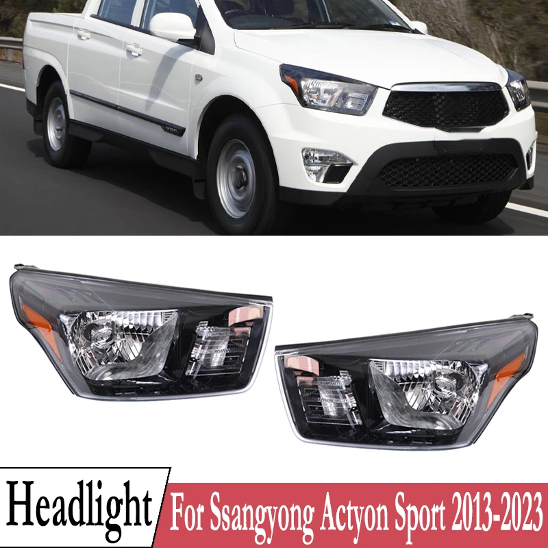 

Фара для Ssangyong Actyon Sport 2013 2014-2023, передняя фара автомобиля, фара дальнего света в сборе 8310131550 8310231550