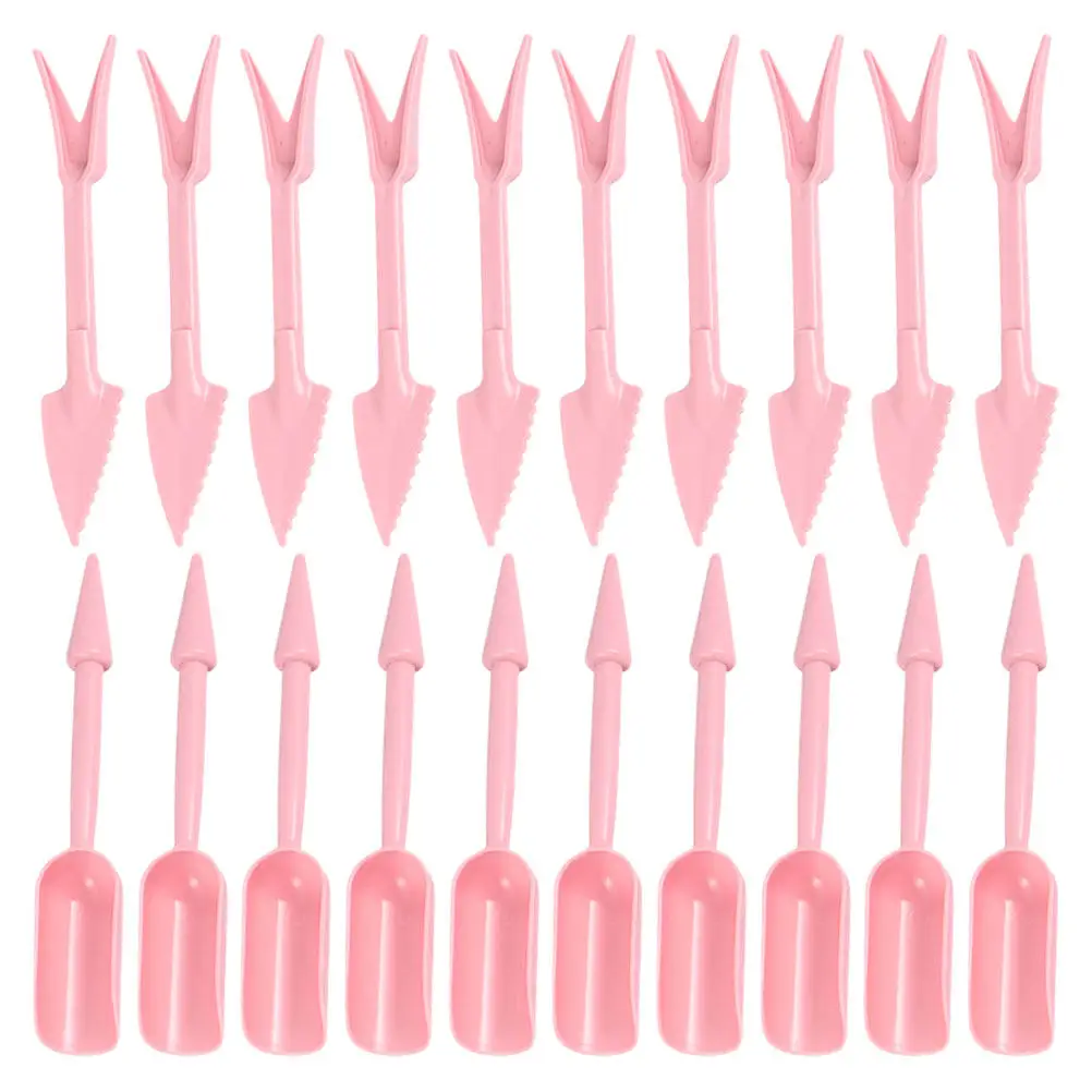 

Набор из 10 стильных пластиковых инструментов для посадки суккулентов: простое в использовании оборудование для пересадки растений в горшки, для бонсай и сада