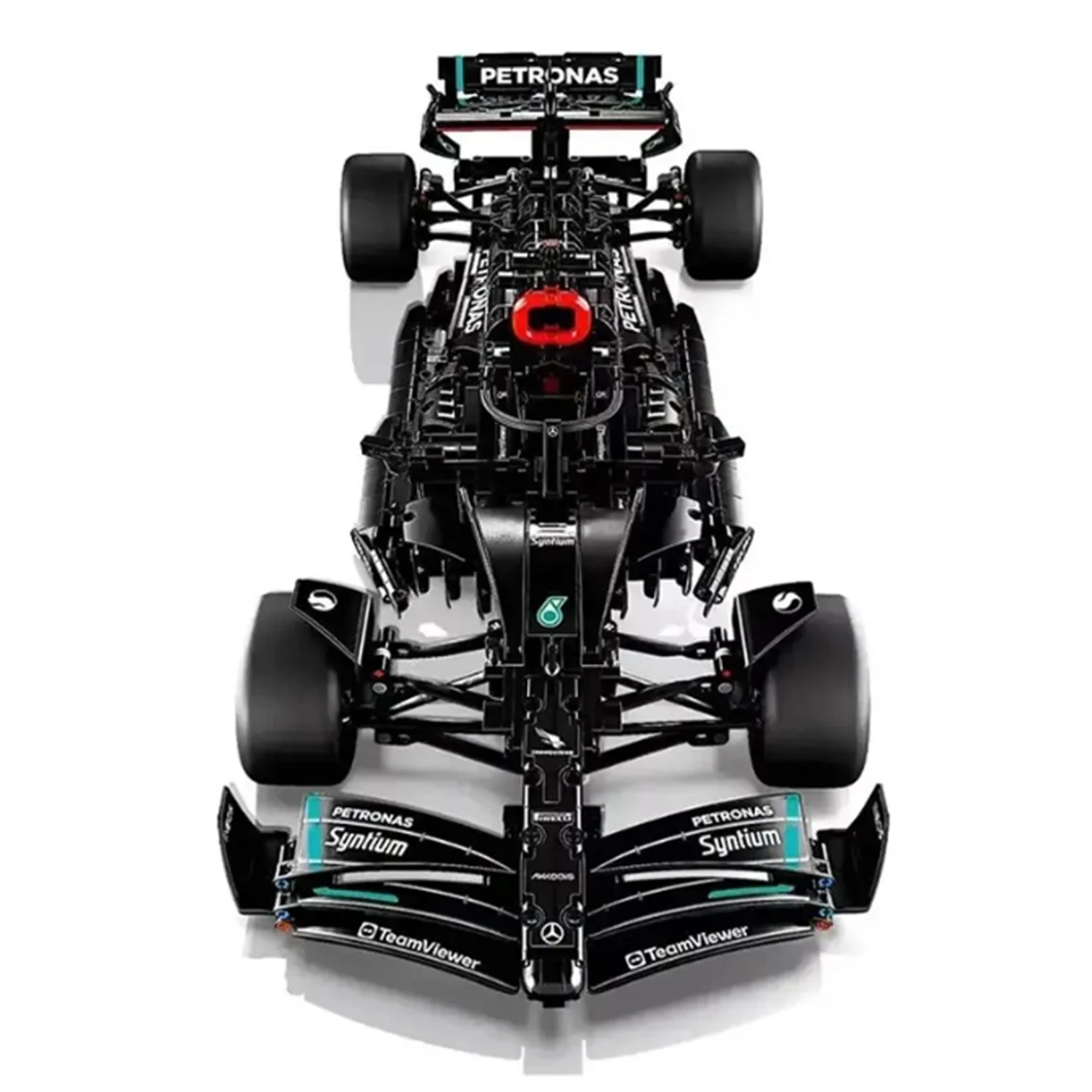 هالوين/عيد الميلاد 1642 F1 W14 E أداء اللبنات سباق السيارات التجمع نموذج مجموعة لعبة MOC اللبنات هدية عيد