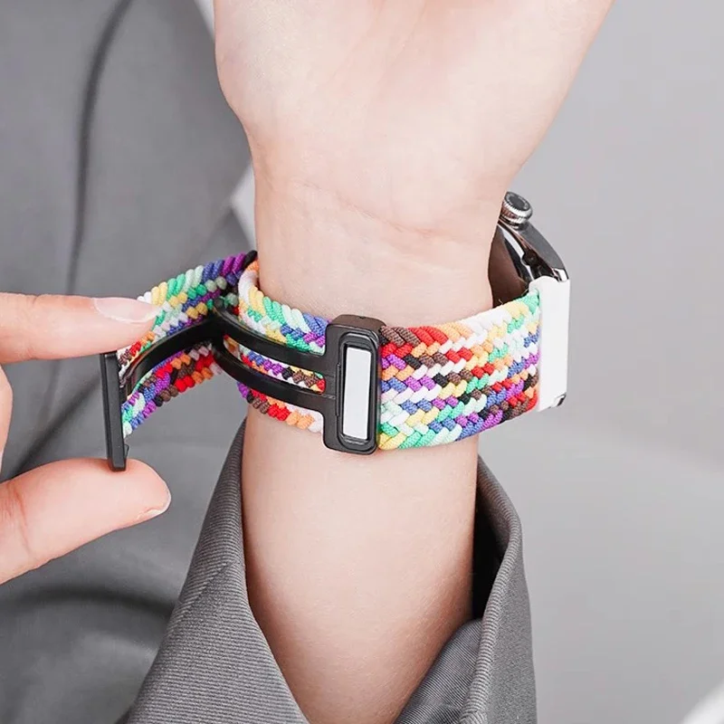 

Поп для Samsung Galaxy Watch Ultra, ремешок 47 мм, аксессуары, магнитный нейлоновый плетеный спортивный браслет Correa Galaxy Watch 7 Ultra Band