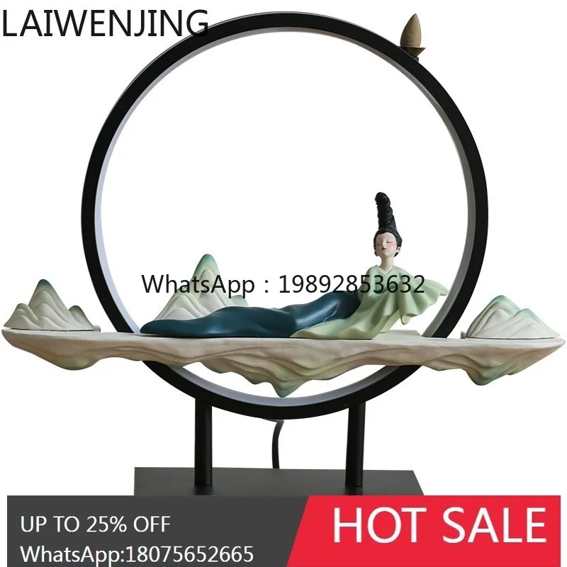 B1 Green Zen Agarwood Backflow Creative Ornament New Chinese Zen Sandalwood Decoration