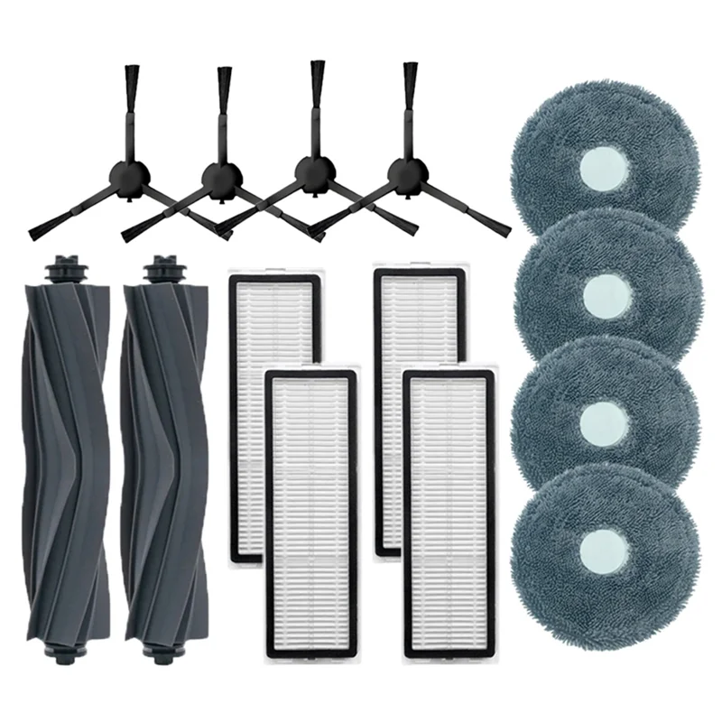 For Dreame L10S Pro / RLS6L / Xiaomi S10+ Roller Brush Side Brush HEPA Filter Mop Cloth Rags Vacuum Cleaner Parts