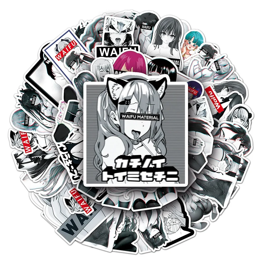 10/30/50PCS 섹시 레이디 스티커 DIY 오토바이 노트북 수하물 전화 방수 낙서 미적 데칼 스티커 팩 성인을위한