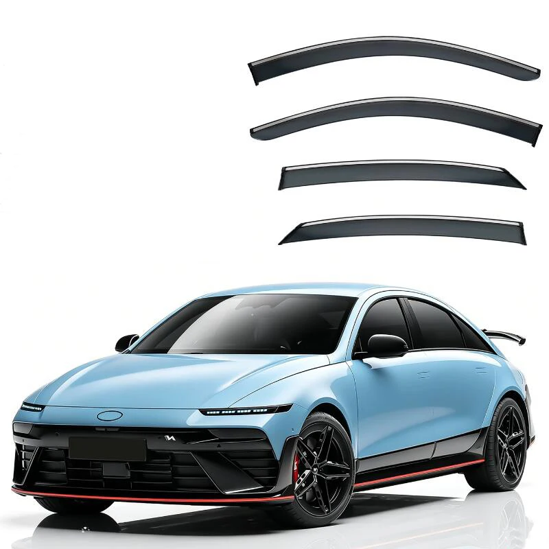 Window Visor Side Window Deflector Weather Shields For Hyundai Ioniq 6 2023 2024 2025