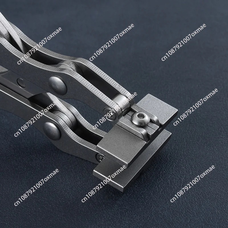 Second Generation, Flat Mouth Pliers, Parallel Pliers, Handmade DIY Leather Jaw 38mm 350g
