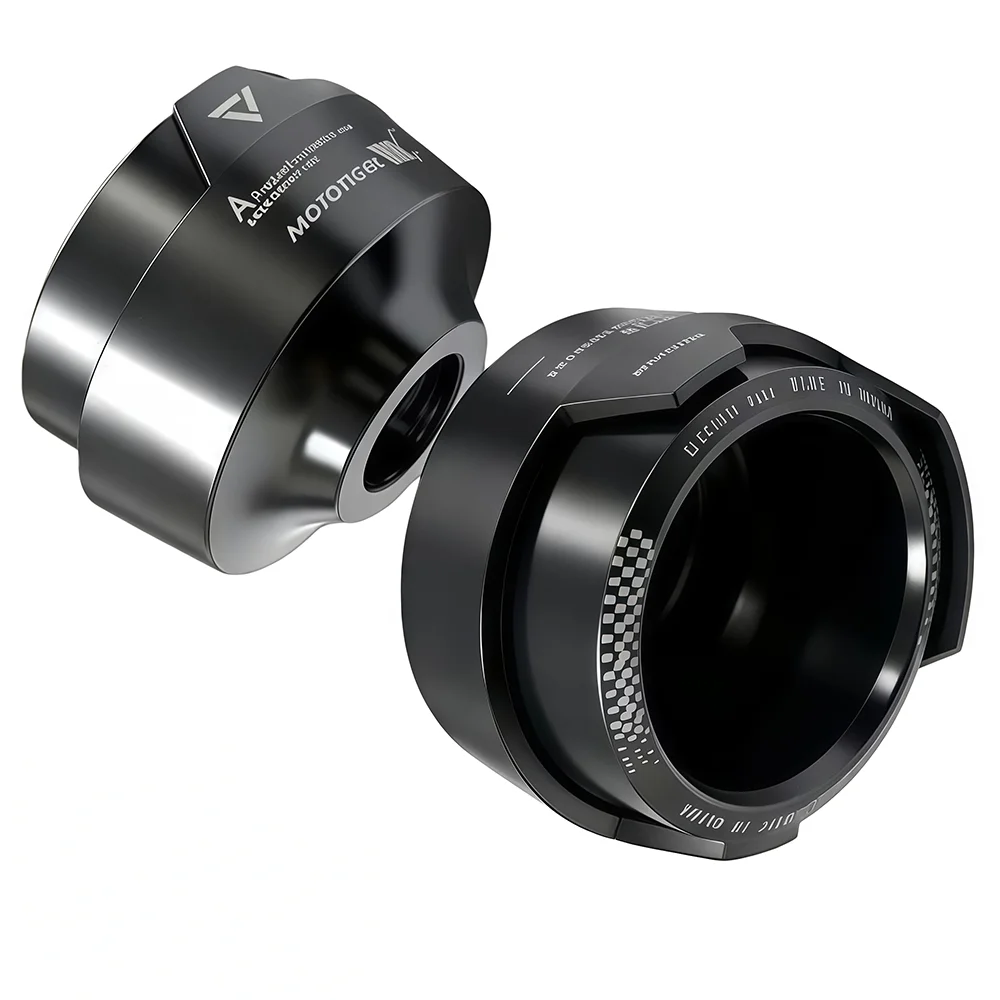 Accessori per la modifica della tazza della protezione della ruota anticaduta della lega di alluminio CNC del cursore della forcella anteriore universale del motociclo