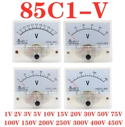 85C1 dcアナログパネル電圧計電流計アンペア電圧計ゲージ1A 5A 10A 20A 30A 50A 75A 100A 150A 200A 250A 300A 400A 500A