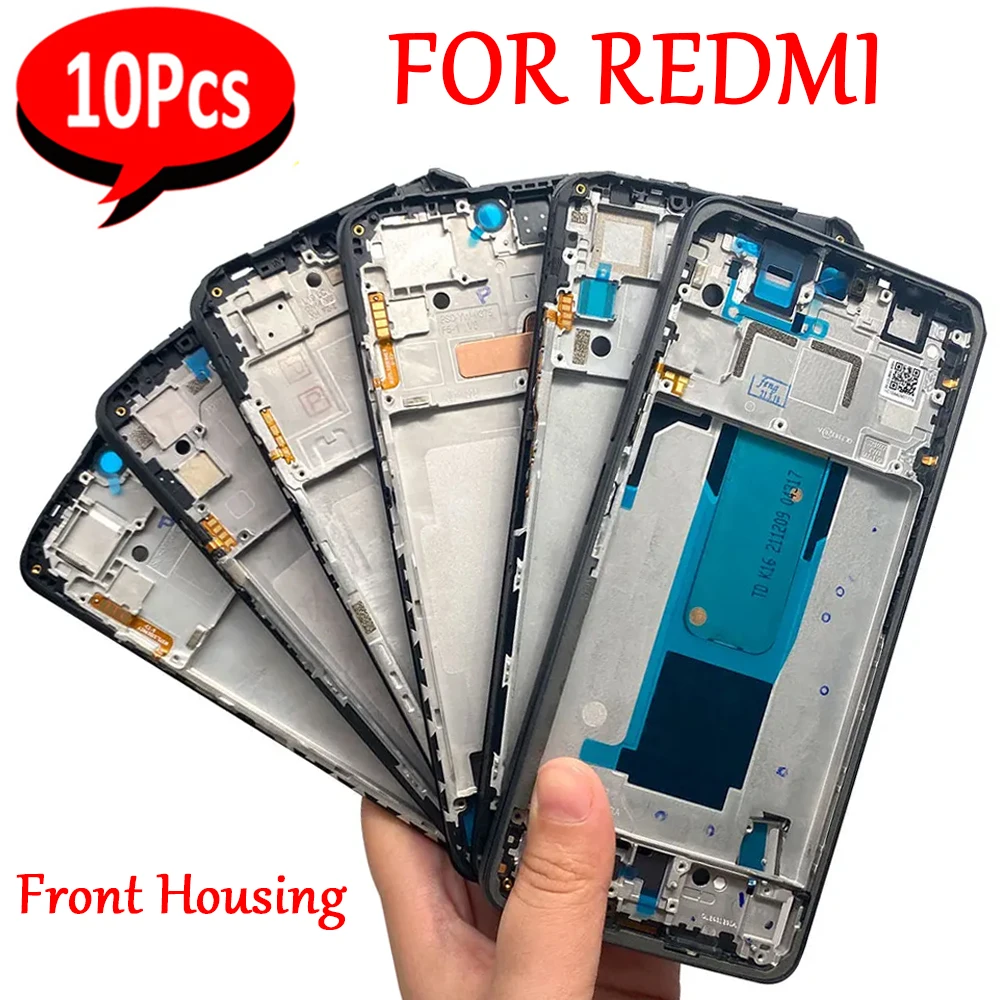 

10Pcs，NEW For Xiaomi Redmi Note 11S 11E 11 4G Pro Plus 5G Turbo Front Housing LCD Frame Bezel Plate Replacement Repair Part