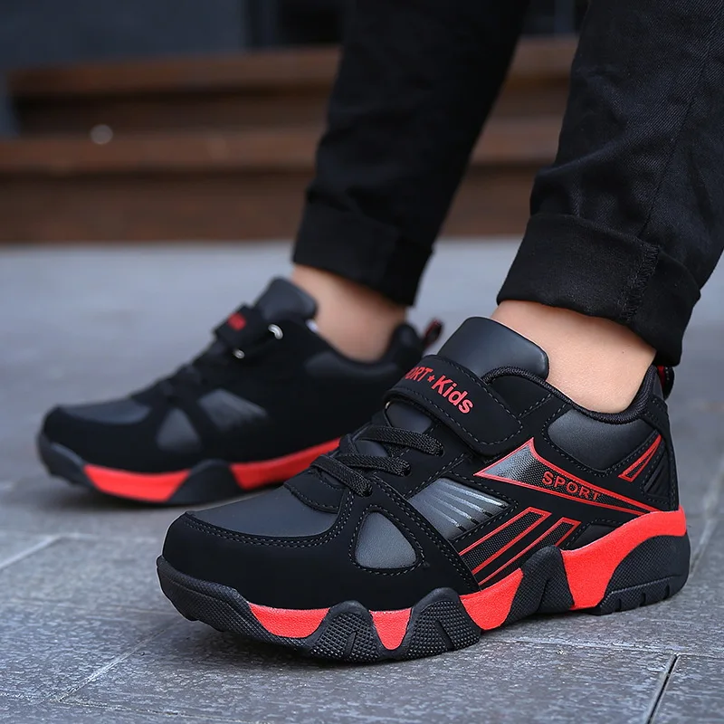 Kids Mesh Patchwork Shoes Teenager Sneakers Girl Boys Hook Loop Shoe 2026 Summer Big Children's Fashion Walk Trainers 28-40