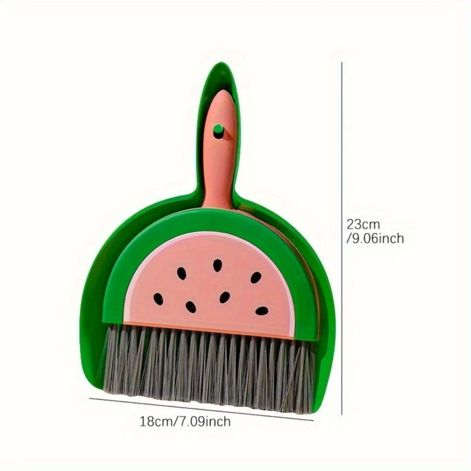 3 Desktop Mini Mop Set (Watermelon + Lemon + Kiwi) Dustpan Set for Elementary School Students Household Desktop Cleaning Tools