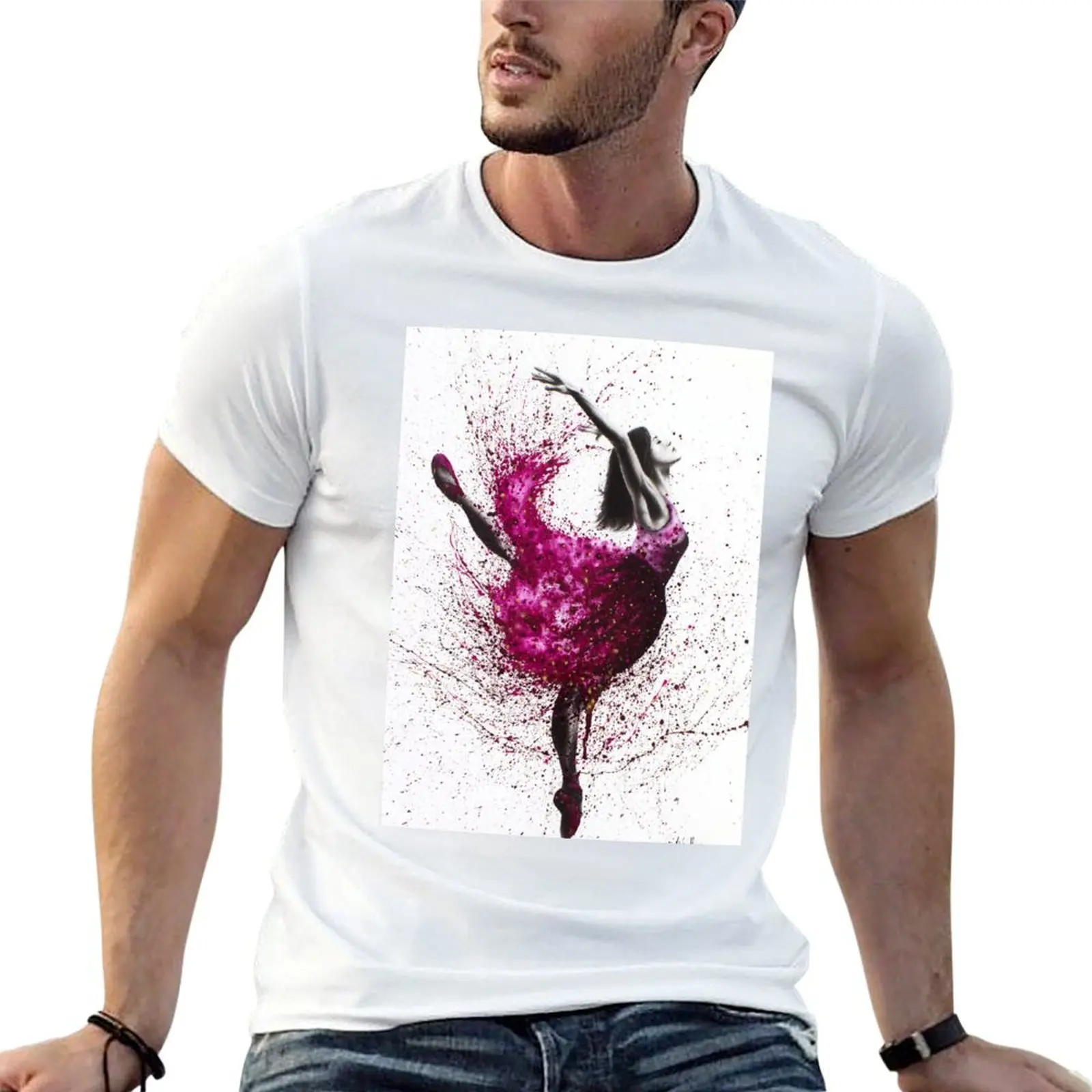 Ballet Wines T-Shirt clothes essential t shirt Men's cotton t-shirt