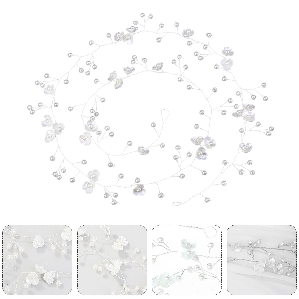 

Pearl Flower Belt Elegant Bridal Accessory Retro Decorative Zinc Wedding Waist Belt Alloy Comb Rhinestone Wedding Sash