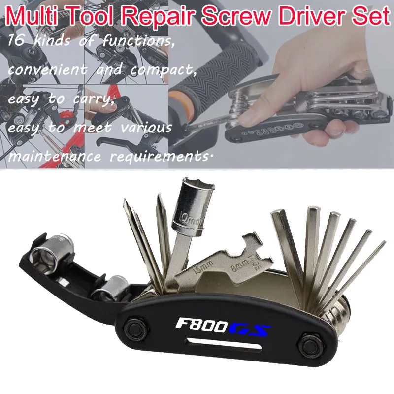 For BM@&W F800 GS F800GS Accessories Motorcycle CNC Portable Tool Repair Screwdriver Set
