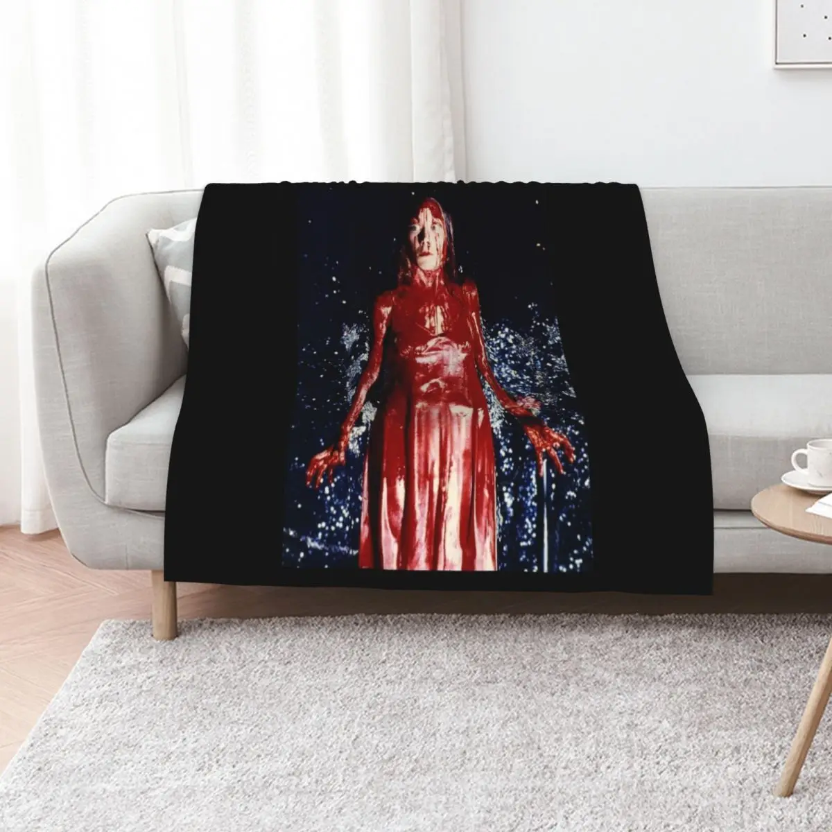 Carrie 1976, Horror fan gift Throw Blanket Stuffeds Bed linens Luxury St Nap bed plaid for winter Blankets