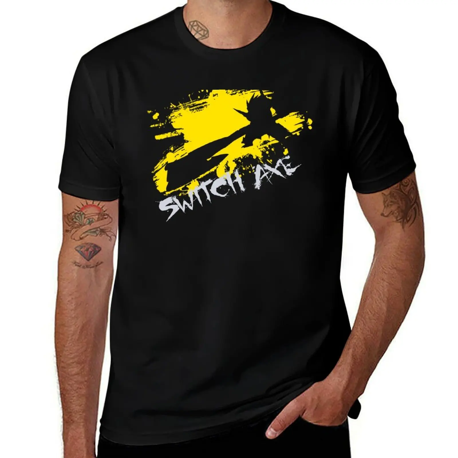 

MH4U Switch Axe (CLASS SERIES) T-Shirt Graphic Print Short Sleeve T-Shirt