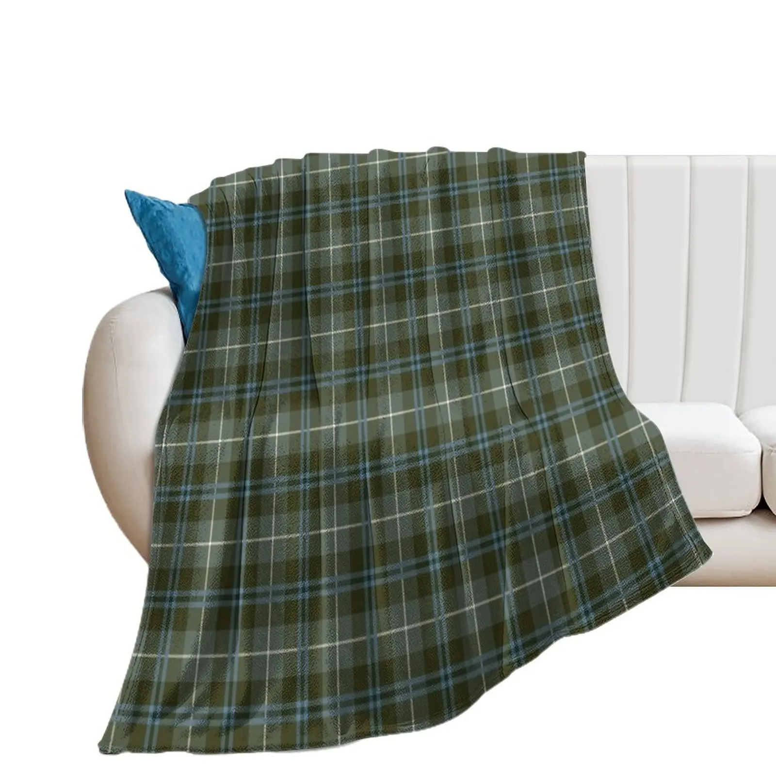 

Clan Douglas Tartan (Weathered) Throw Blanket Bed Winter beds sofa bed halloween Blankets