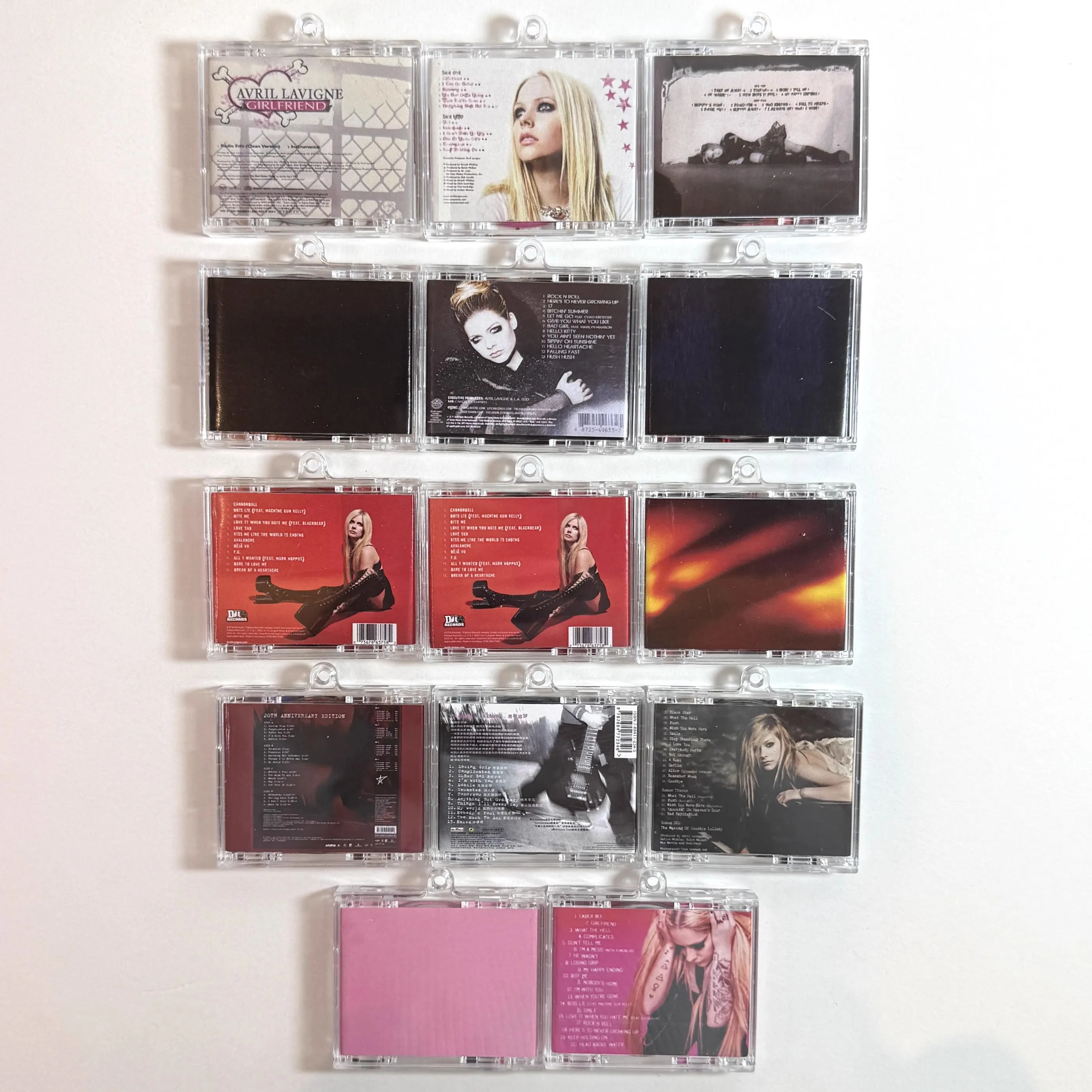 البوب أفريل لافين موسيقى صغيرة CD NFC المفاتيح Let Go ألبوم وداعا تهويدة اللعب أغنية قلادة تأثيري قلادة الاكريليك اكسسوارات #3