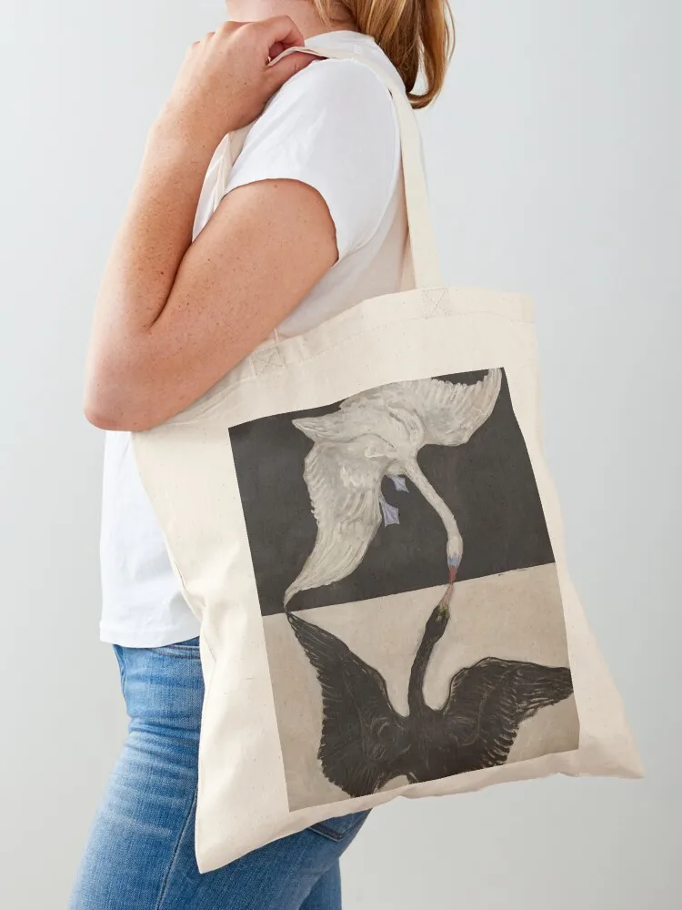 

Hilma af klint fabric design Tote Bag Women's shopping bag Reusable bags large size bags shopping bag logo