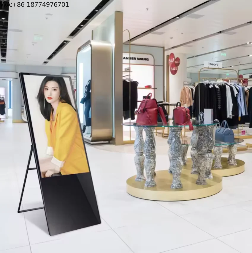 

Semi-outdoor/Indoor 32inch Portable Digital Poster Indoor Movable Android Lcd Digital Signage