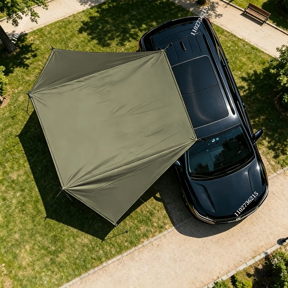 Image of SUV-Seiten-Sonnenschutzzelt, für Autoreisen, Sonnenschutz, für Outdoor-Camping, Heckzelt