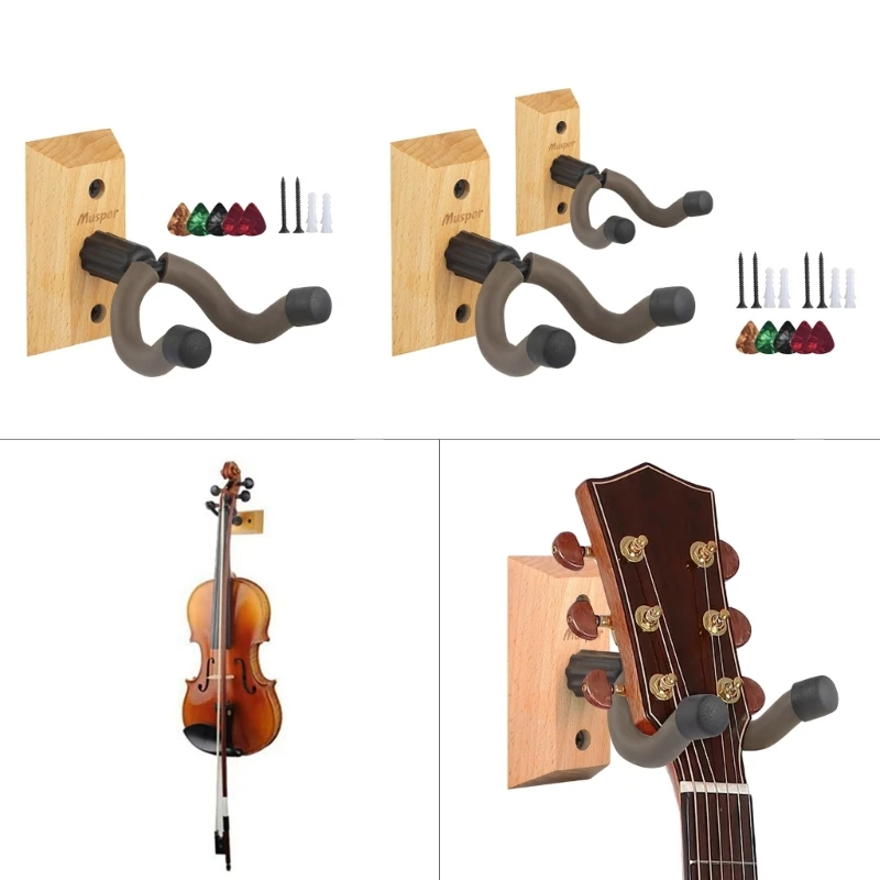 Guitar Wall Mount Hanger, Metal Guitar Hanger, Guitar-Shaped Guitar Wall Hanger, Guitar Holder Stand for Electric Guitar