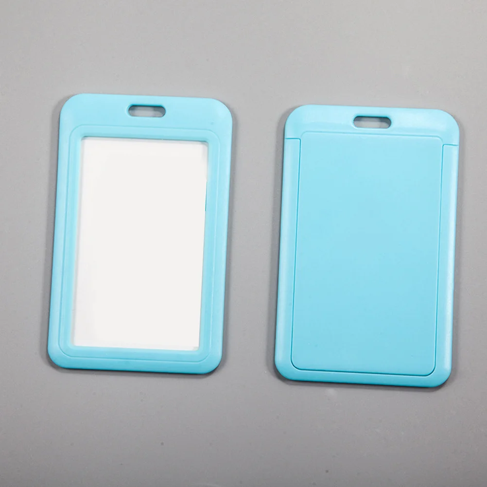 

5pcs Sliding Id Badge Holder Lanyard For Office Staff Credentials Protector Work Cover Employee Badge Case Bus Pass Carrier Pp