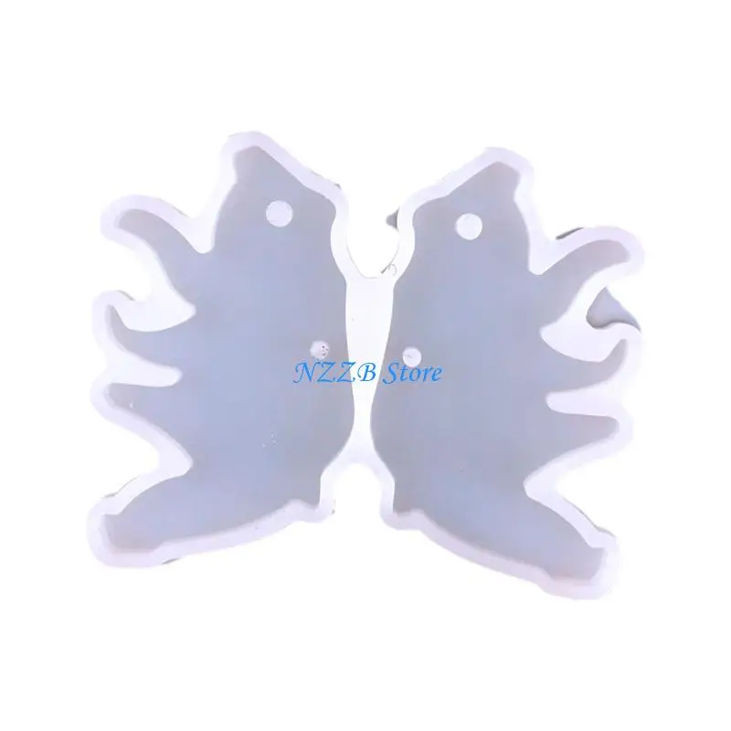 

T21F Animal Silicone Epoxy Resin Mold DIY Keychain Earring Pendant for Valentine Gift