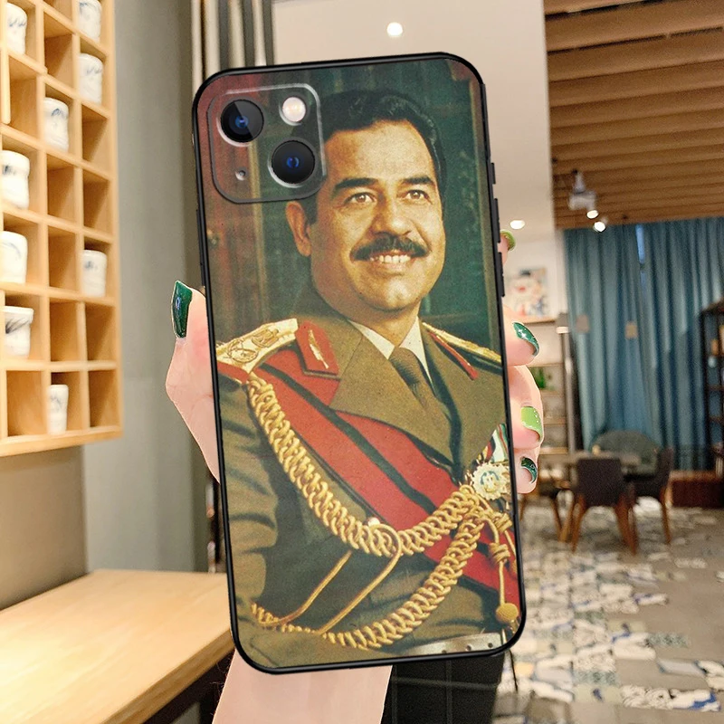 Saddam Hussein Phone Case For iPhone 13 12 11 14 15 16 Pro Max XS X XR Plus 12 13 Mini Back Cover