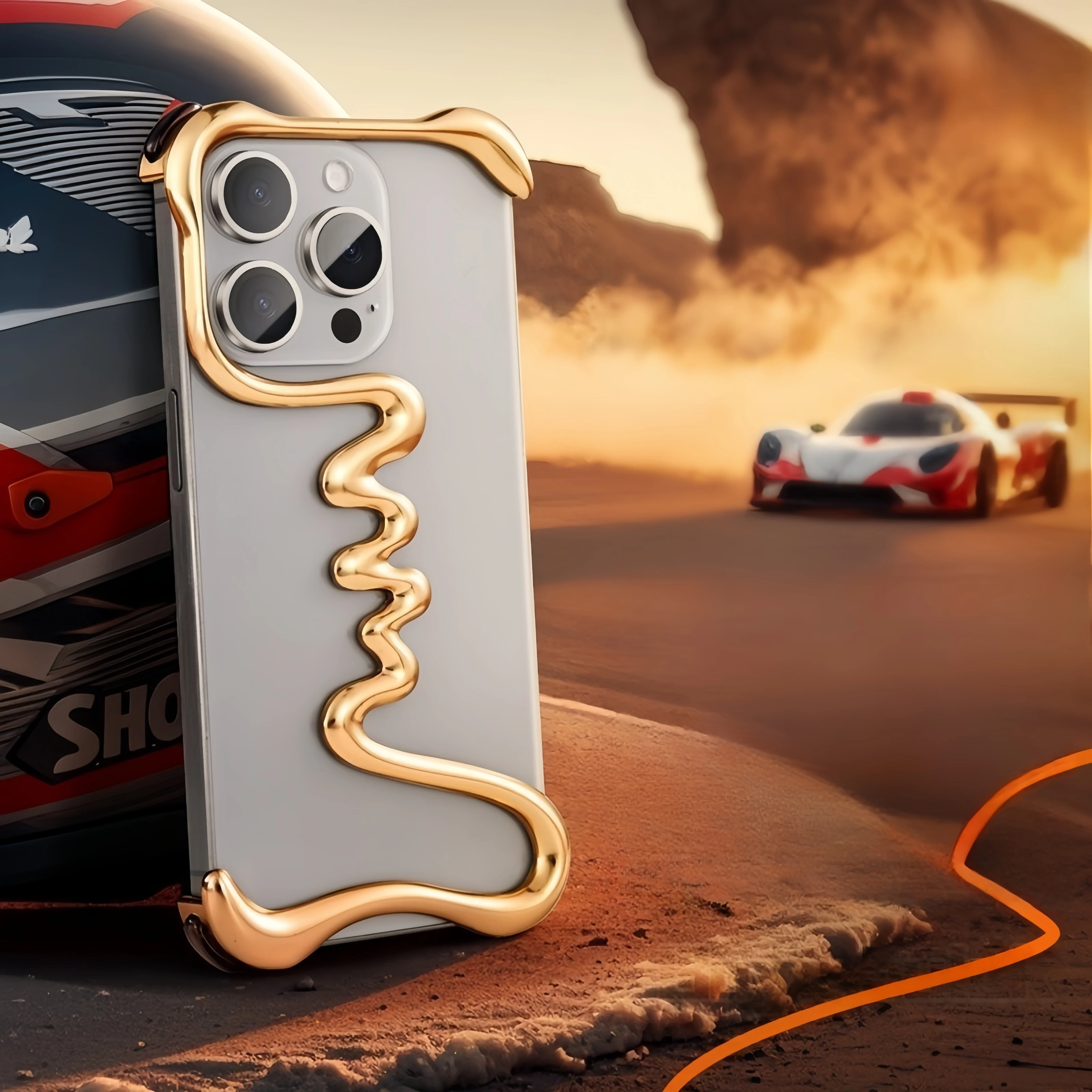 

Роскошный безрамный чехол-бампер из металлического алюминиевого сплава для iPhone 16, 15, 14 Pro Max Plus, противоударная рамка с рассеиванием тепла