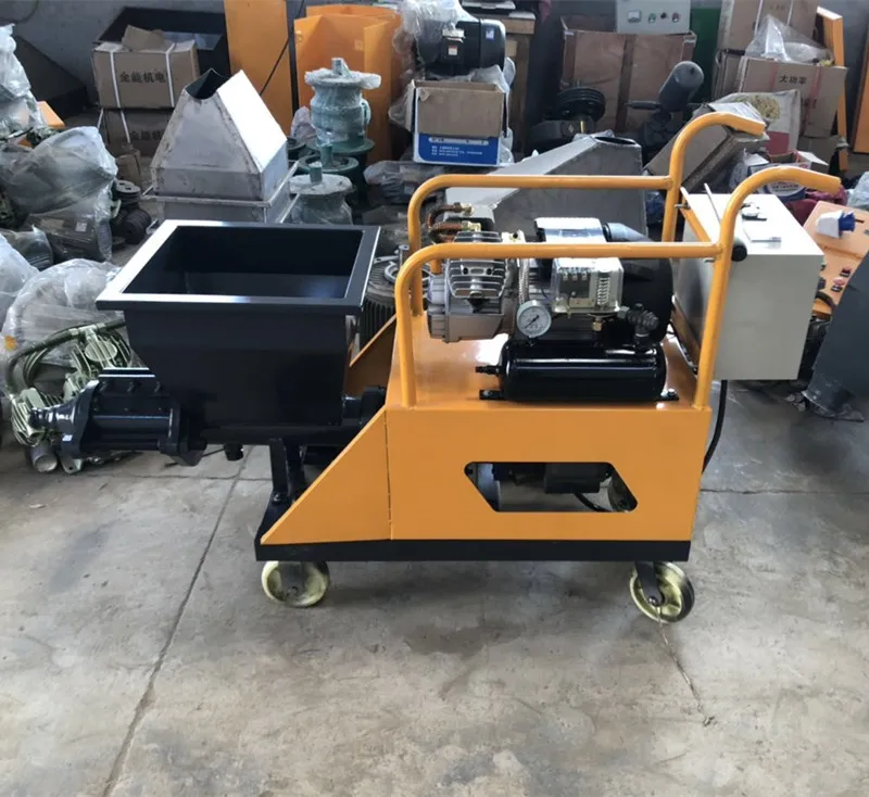 New Multi-functional Cement Mortar Spraying Machine, Fireproof Coating Spraying Machine, Plunger Type Spraying Machine