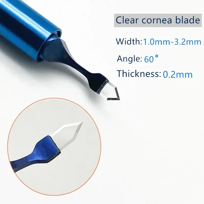 

Ophthalmic Clear Cornea Blade Sapphire Blade Eyelid scalpel ophthalmic surgery instrument