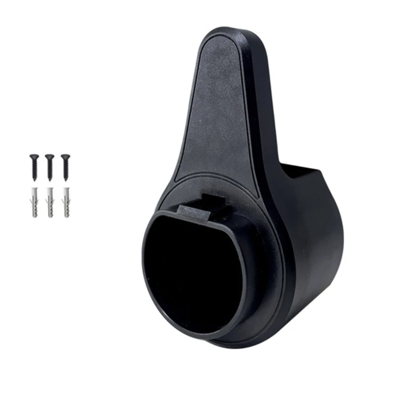 Holder Nozzle Holster Dock untuk SAE J1772 dan Cable Holder, Type1 Plug Dock Wall Mount Charging Cable Holder