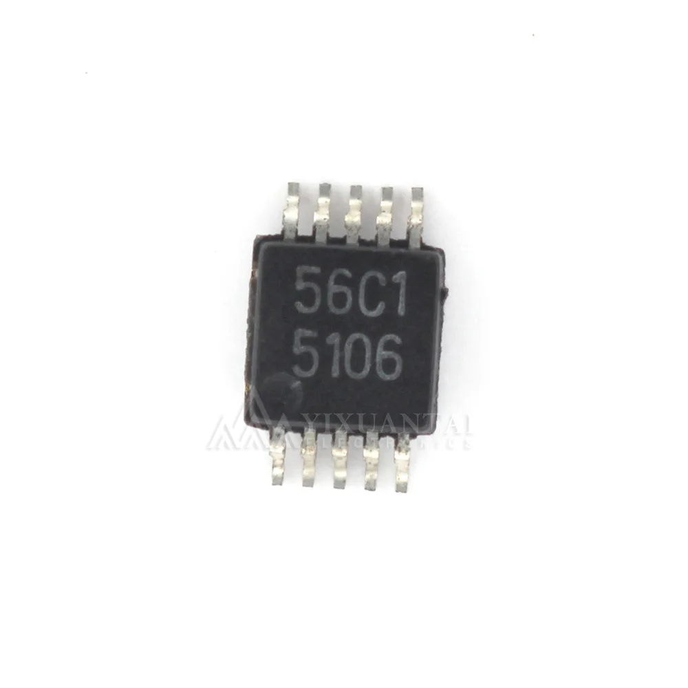 10pcs/Lot  LM5106MM Marking  5106【Driver 1.8A 2-OUT High and Low Side Half Brdg 10-Pin VSSOP】  New and Original