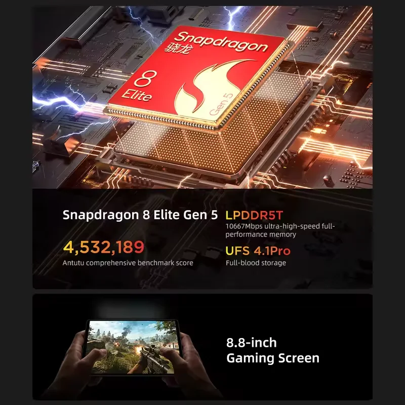 Original Lenovo Legion Y700 5th Tablet Snapdragon 8 Elite Gen 5