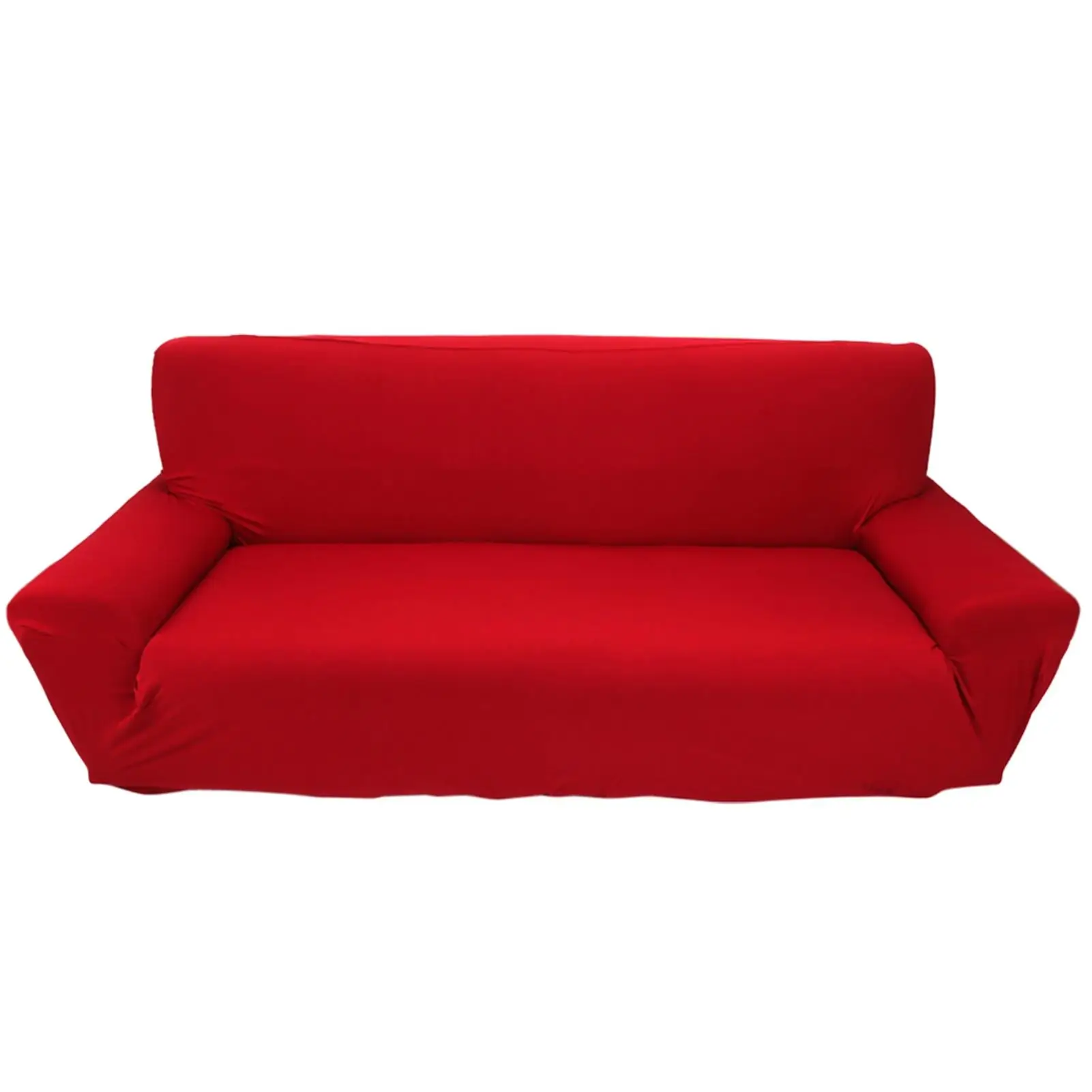 

Stretch Sofa for 3-Seater Couch - 7 Solid Options, Pure Burgundy Slipcover