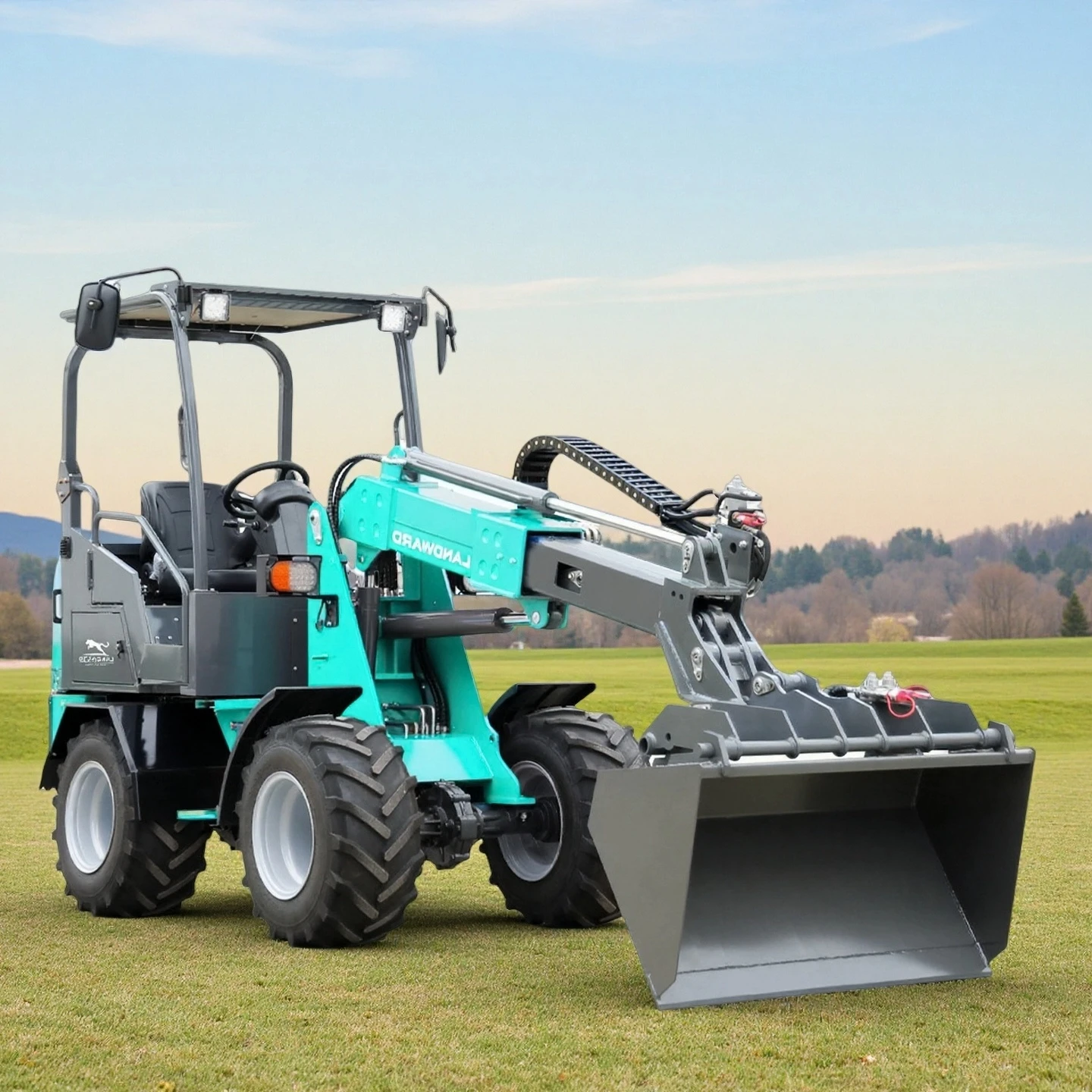 New Diesel Mini Wheel Loader Front-End Loader Factory Supply Shovel Articulated Compact Agricultural Diesel Loader Customized