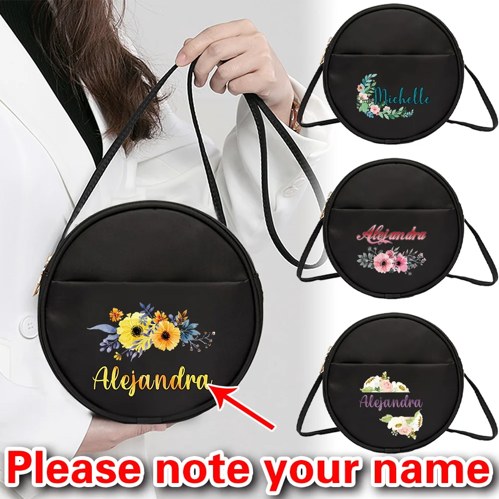 Runde Umhängetasche Handy Aufbewahrungstasche Handtasche Mini Umhängetasche