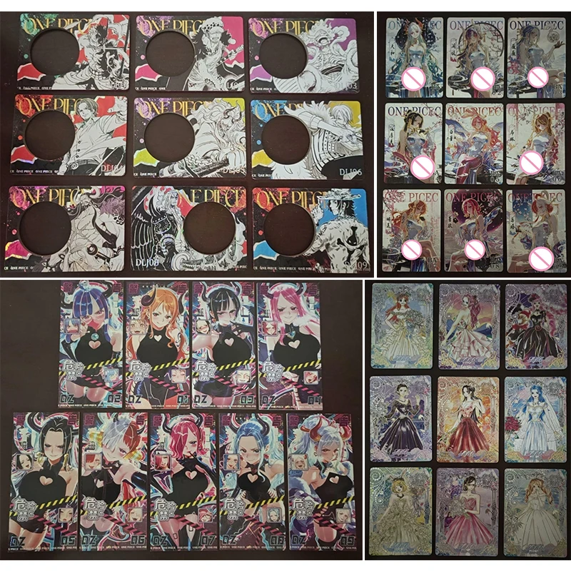 

Коллекционные карточки Anime One Piece BCF DLJ PWD: Хэнкок, Робин, Ямато, Нами, Виви. Подарки на Рождество и День рождения, детские игрушки.