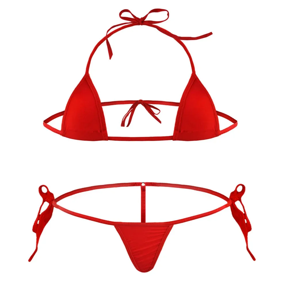 

Hot New Fashion Beach Club Vacation Women's Bikini Set Lingerie Swimwear Sexy Bodycon G String Lingerie Bra Set