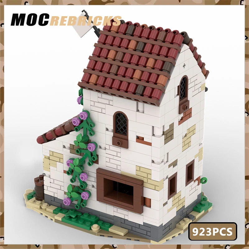 Moc streetcape cidade série casa pirata popular blocos de construção modelos compatíveis educação brinquedo tijolos crianças presentes natal